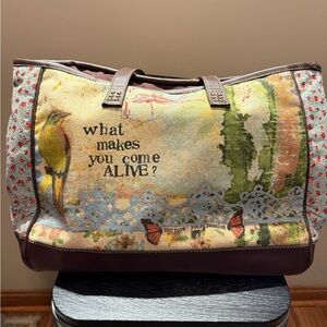 Kelly Rae Roberts Multicolor Tote Bag